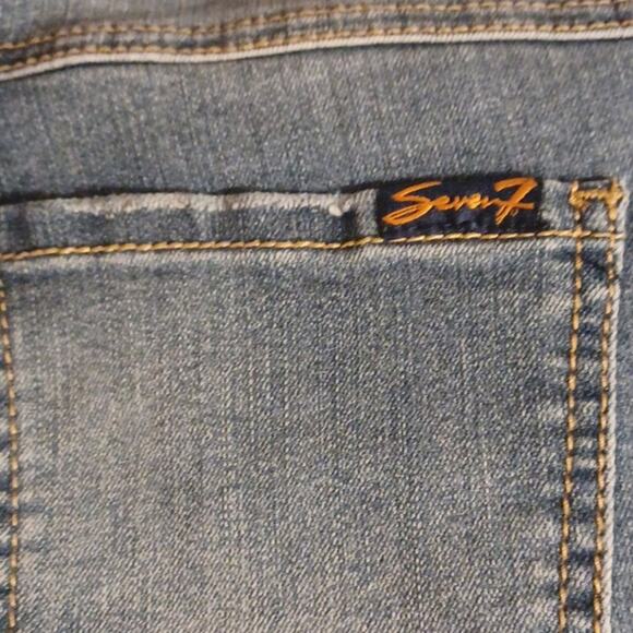7 SEVEN Women's Denim Crop Jeans with Embroidered Strip. Size 2. - Picture 16 of 16